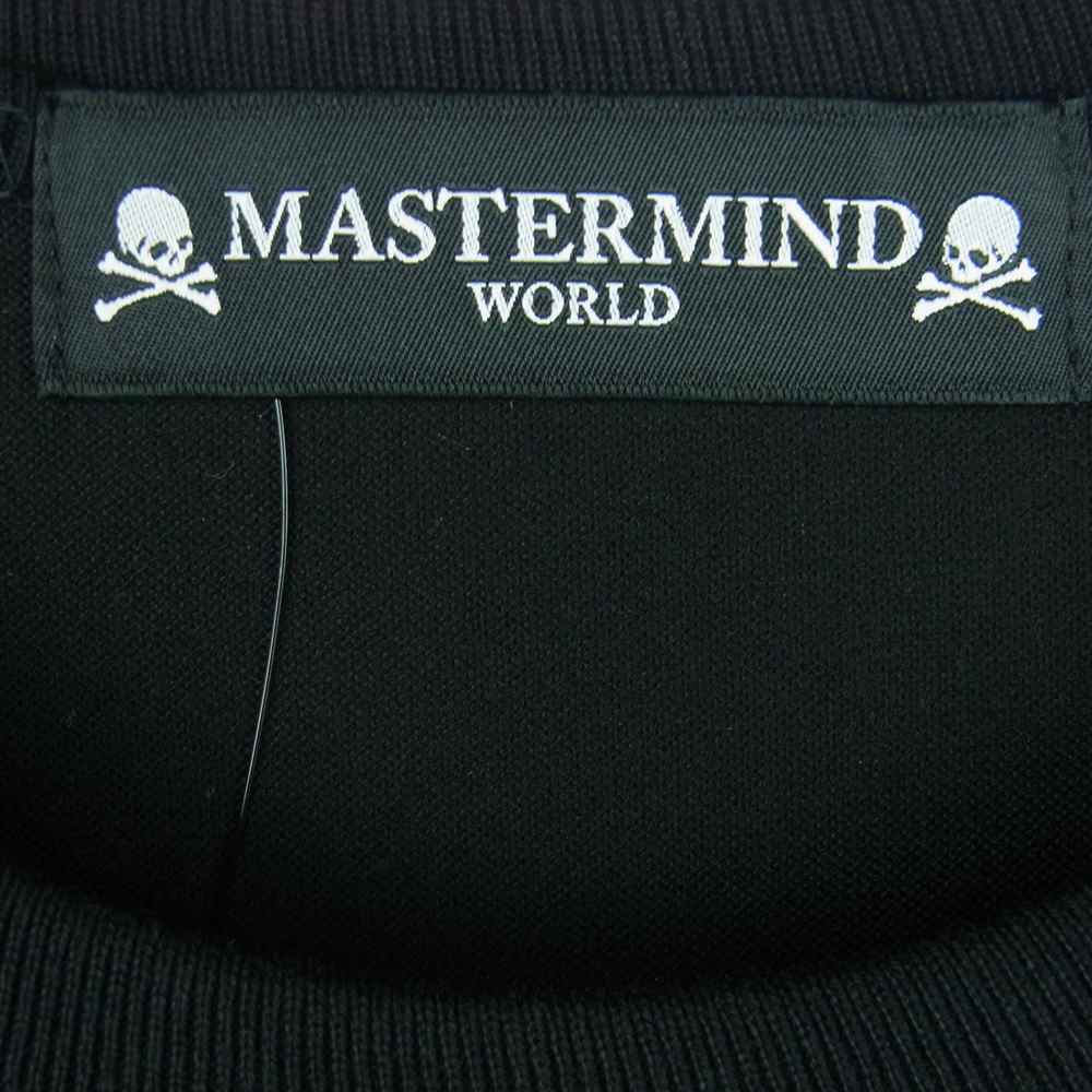 mastermind JAPAN マスターマインドジャパン MW20S04-TS047-018-2 バンダナ切替 クルーネック 半袖 Tシャツ ブラック系 S【新古品】【未使用】【中古】