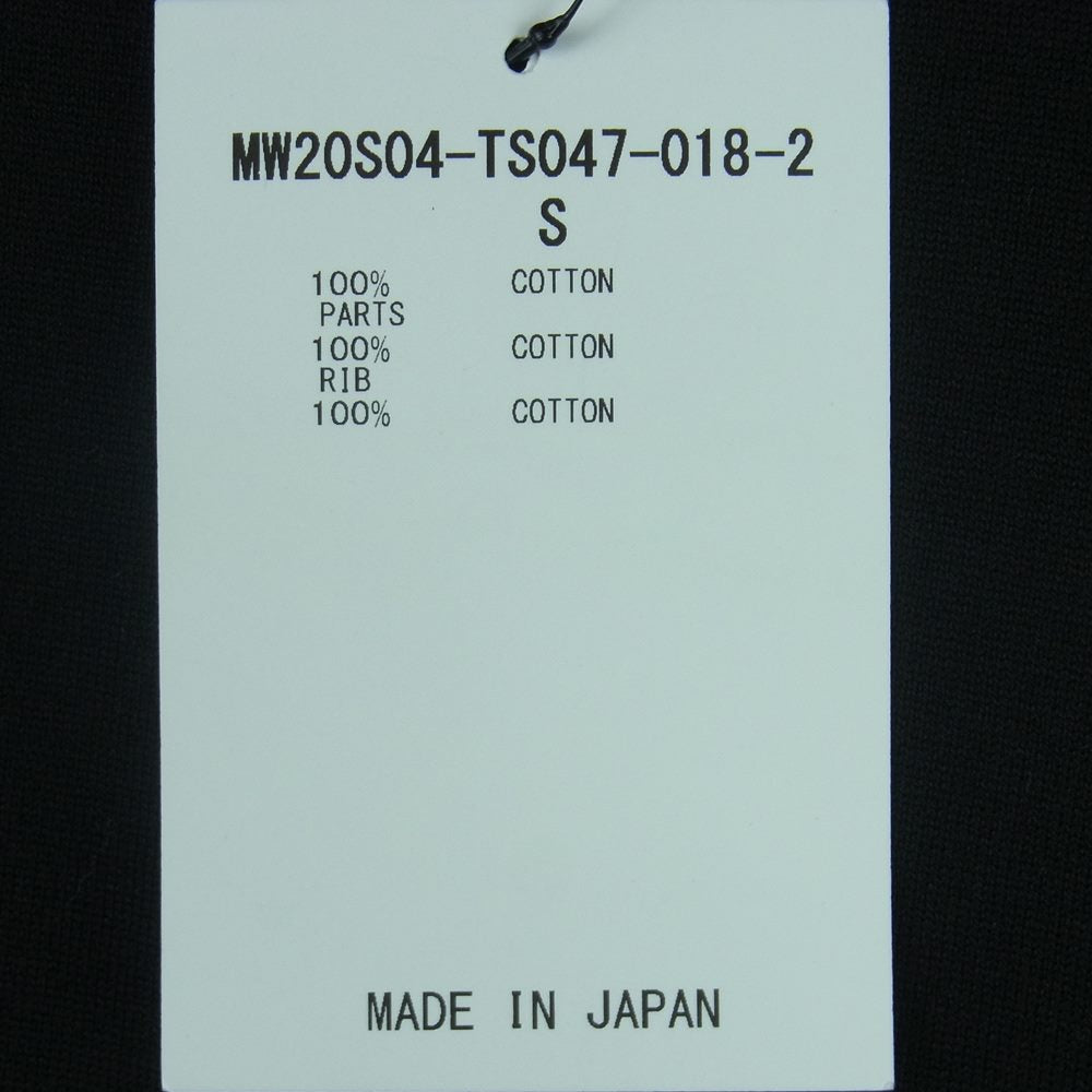 mastermind JAPAN マスターマインドジャパン MW20S04-TS047-018-2 バンダナ切替 クルーネック 半袖 Tシャツ ブラック系 S【新古品】【未使用】【中古】