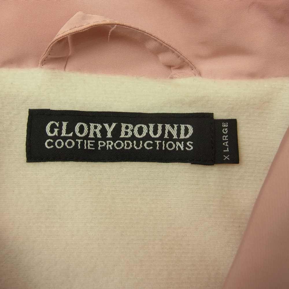 COOTIE クーティー GLORY BOUND Coach Jacket グローリーバウンド ロゴ コーチジャケット ピンク系 XL【中古】