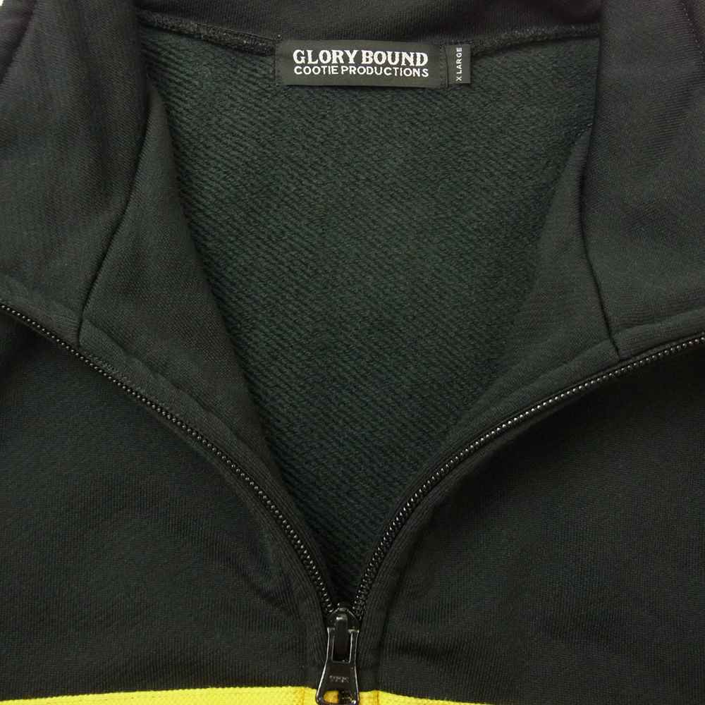 COOTIE クーティー GLORY BOUND グローリーバウンド Line Tape Track Jacket ロゴ ラインテープ トラック ジャケット ブラック系 XL【中古】