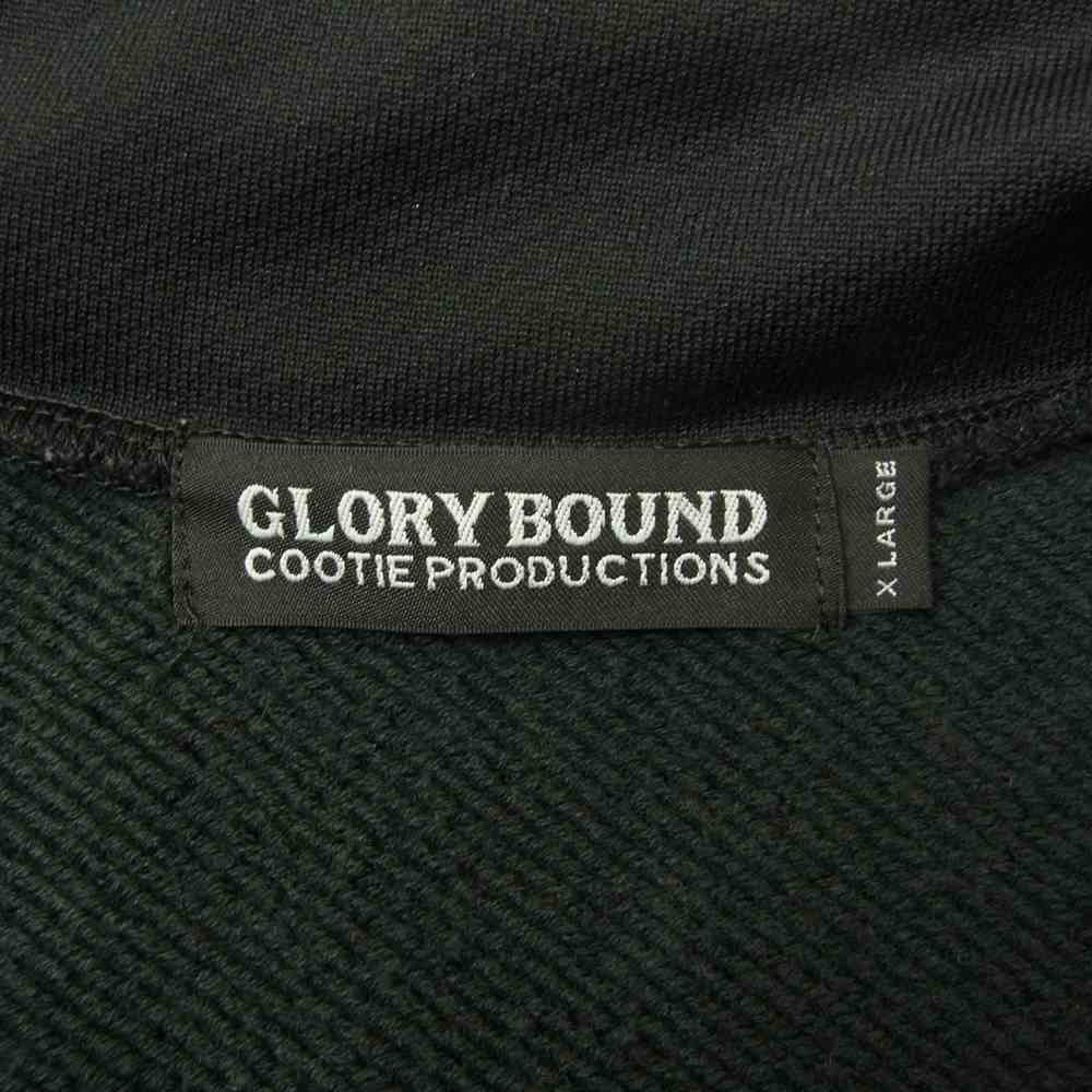 COOTIE クーティー GLORY BOUND グローリーバウンド Line Tape Track Jacket ロゴ ラインテープ トラック ジャケット ブラック系 XL【中古】
