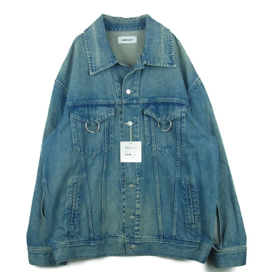 AMBUSH アンブッシュ AMBOT-126 OVERSIZED DENIM JACKET オーバーサイズ デニム ジャケット インディゴブルー系 2【中古】
