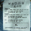 OFF-WHITE オフホワイト 17SS 国内正規品 イーストランド DIAG SPRAY DENIM JACKET スプレープリント デニム ジャケット インディゴブルー系 XL【中古】