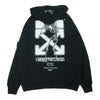 OFF-WHITE オフホワイト UNDERCOVER アンダーカバー OTX4805 リバーシブル ジップ パーカー ブラック系 XL【美品】【中古】