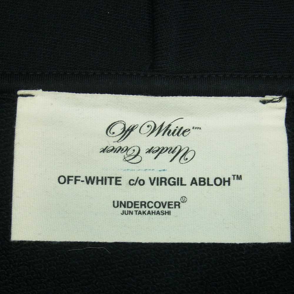 OFF-WHITE オフホワイト UNDERCOVER アンダーカバー OTX4805 リバーシブル ジップ パーカー ブラック系 XL【美品】【中古】