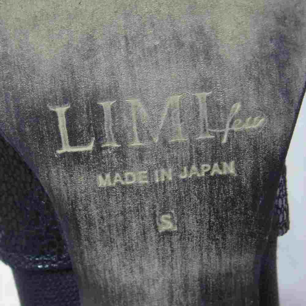 LIMI feu リミフゥ パイソン柄 サイドゴア ヒール ブーツ ブラック系 S【中古】