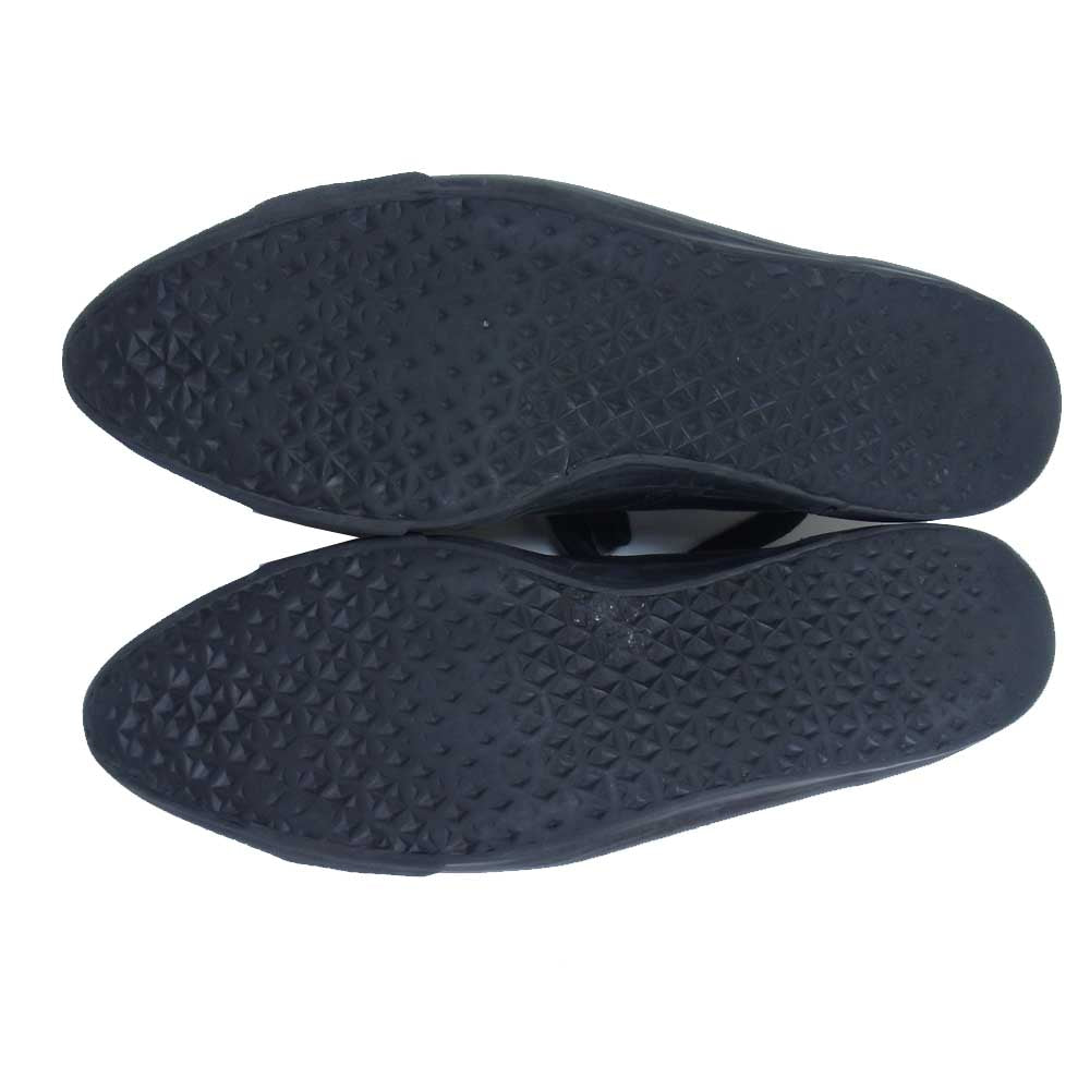 COMME des GARCONS コムデギャルソン HOMME PLUS オムプリュス ポインテッドトゥ ハイカット レザー スニーカー ブラック系 表記無し(内寸28.5cm程度)【中古】