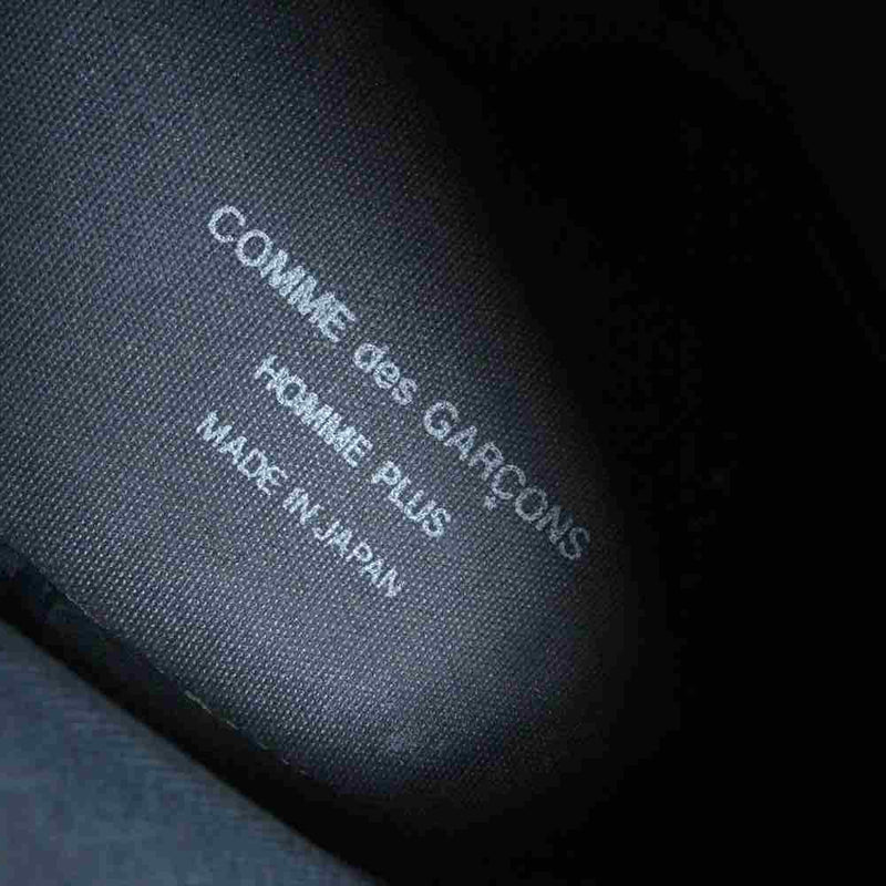 COMME des GARCONS コムデギャルソン HOMME PLUS オムプリュス ポインテッドトゥ ハイカット レザー スニーカー ブラック系 表記無し(内寸28.5cm程度)【中古】