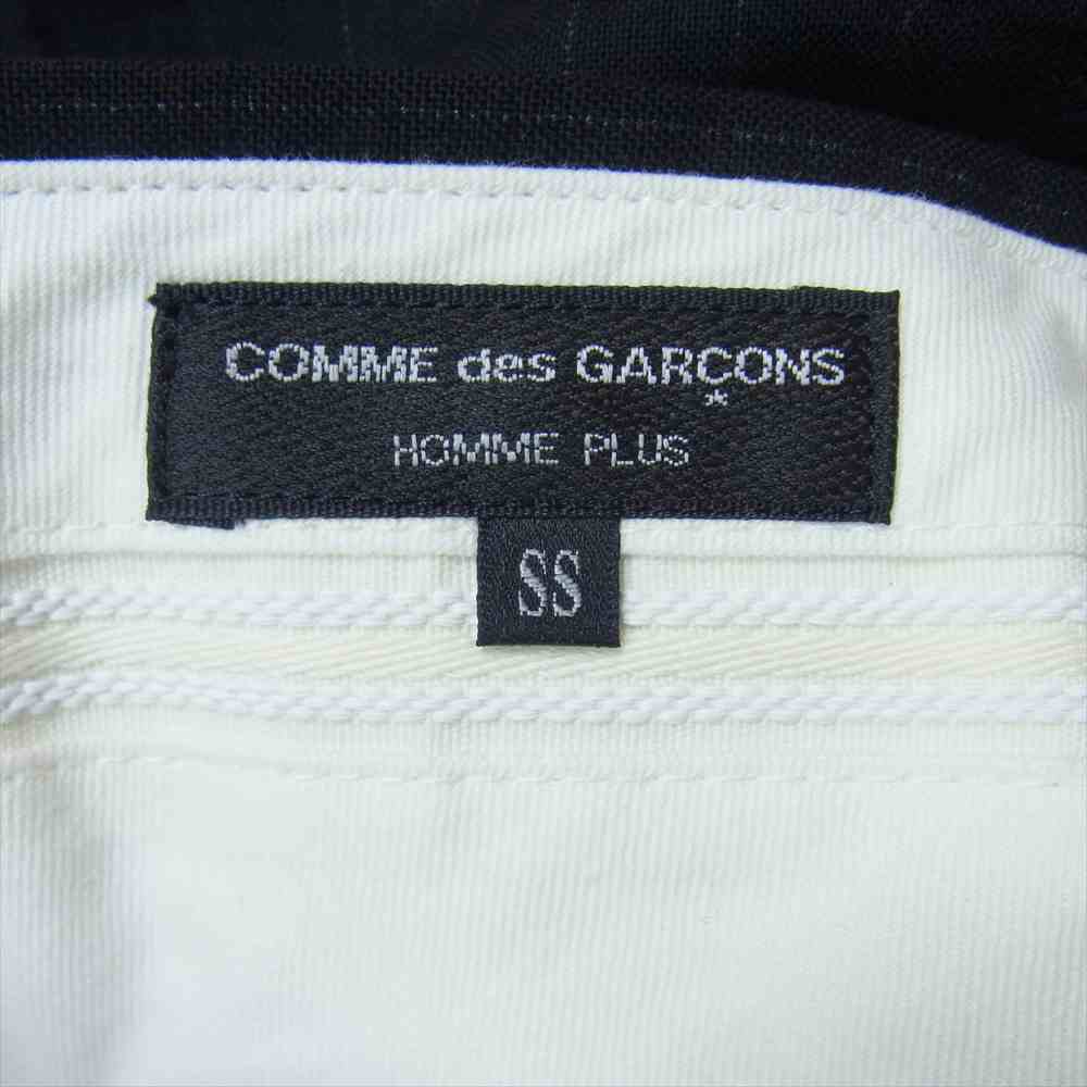 COMME des GARCONS コムデギャルソン HOMME PLUS オムプリュス 06AW バッドボーイ期 アーカイブ PR-P009 ストライプ スラックス ブラック系 SS【中古】