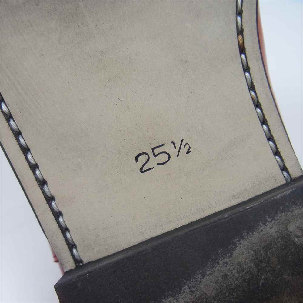 COMME des GARCONS コムデギャルソン HOMME PLUS オムプリュス サイドゴア エラスティック ショート ブーツ レッド系 25.5cm【中古】