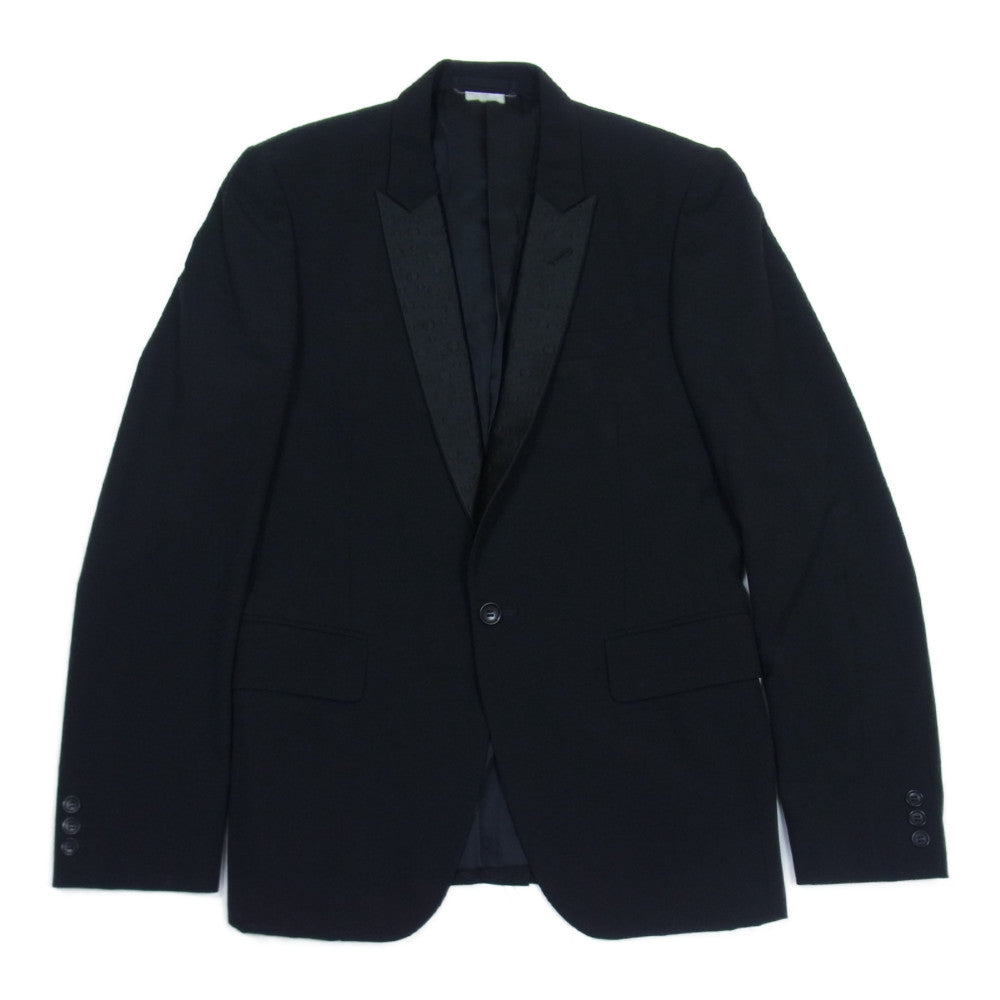 COMME des GARCONS コムデギャルソン HOMME PLUS オムプリュス 06AW バッドボーイ期 アーカイブ PR-J057 ラペル切替 スモーキング テーラードジャケット ブラック系 S【中古】