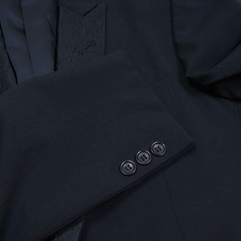 COMME des GARCONS コムデギャルソン HOMME PLUS オムプリュス 06AW バッドボーイ期 アーカイブ PR-J057 ラペル切替 スモーキング テーラードジャケット ブラック系 S【中古】