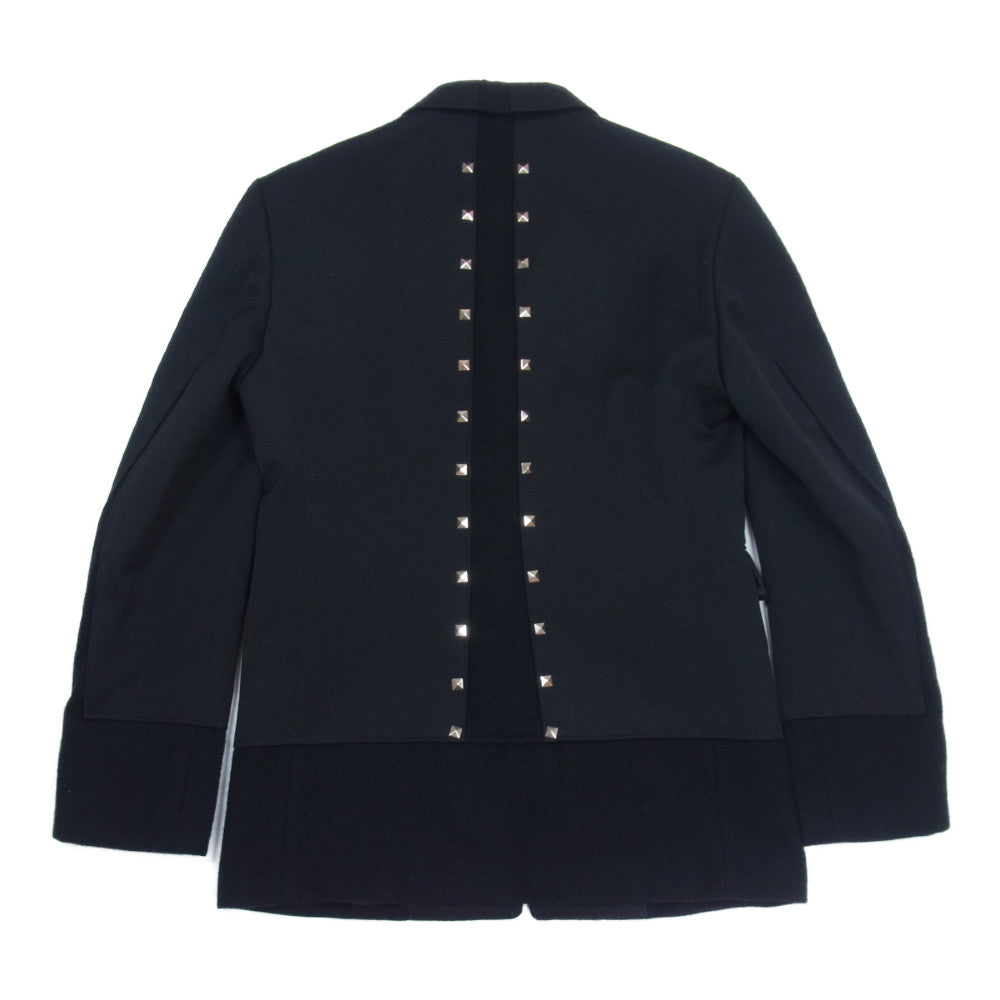 COMME des GARCONS コムデギャルソン HOMME PLUS オムプリュス 00AW ドッキングロック期 ヴィンテージ アーカイブ PJ-04049M スタッズ ドッキング テーラードジャケット ブラック系 M【中古】