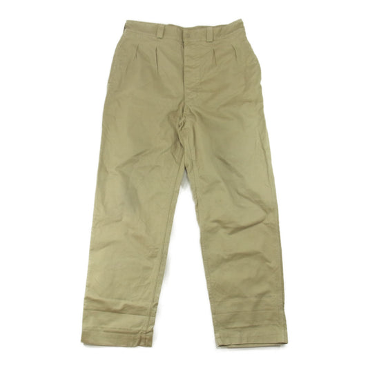 フランス軍 ヴィンテージ M-52 チノ トラウザーパンツ スタック チノ パンツ ベージュ系 44【中古】