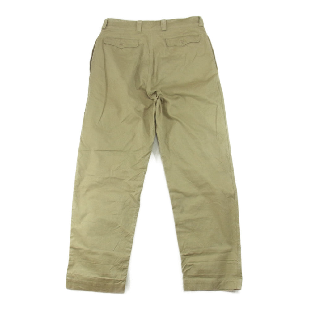 フランス軍 ヴィンテージ M-52 チノ トラウザーパンツ スタック チノ パンツ ベージュ系 44【中古】