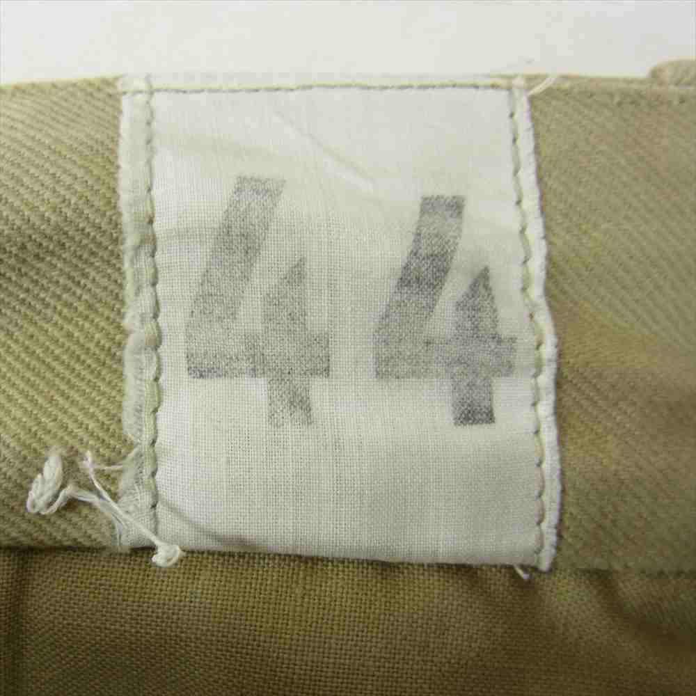 フランス軍 ヴィンテージ M-52 チノ トラウザーパンツ スタック チノ パンツ ベージュ系 44【中古】