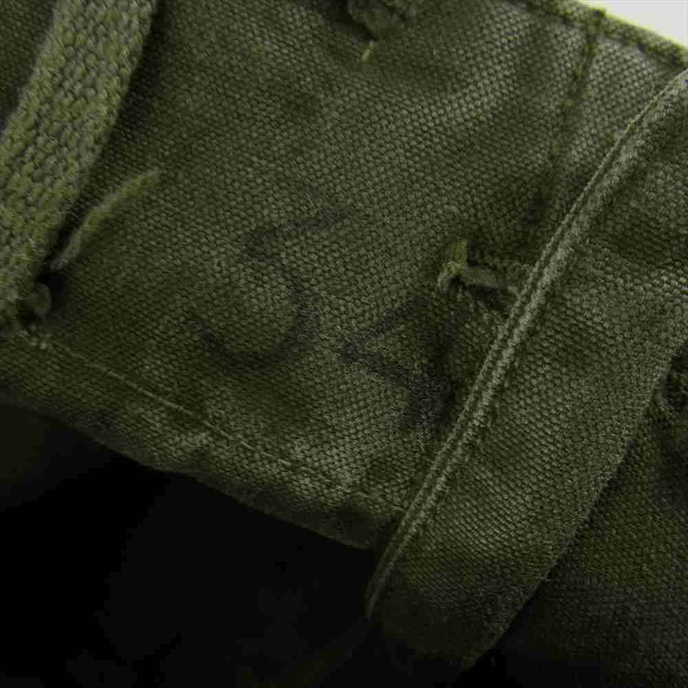 オランダ軍 ヴィンテージ 50s 60s ダブルフェイス フィールド カーゴ パンツ カーキ系 34【中古】