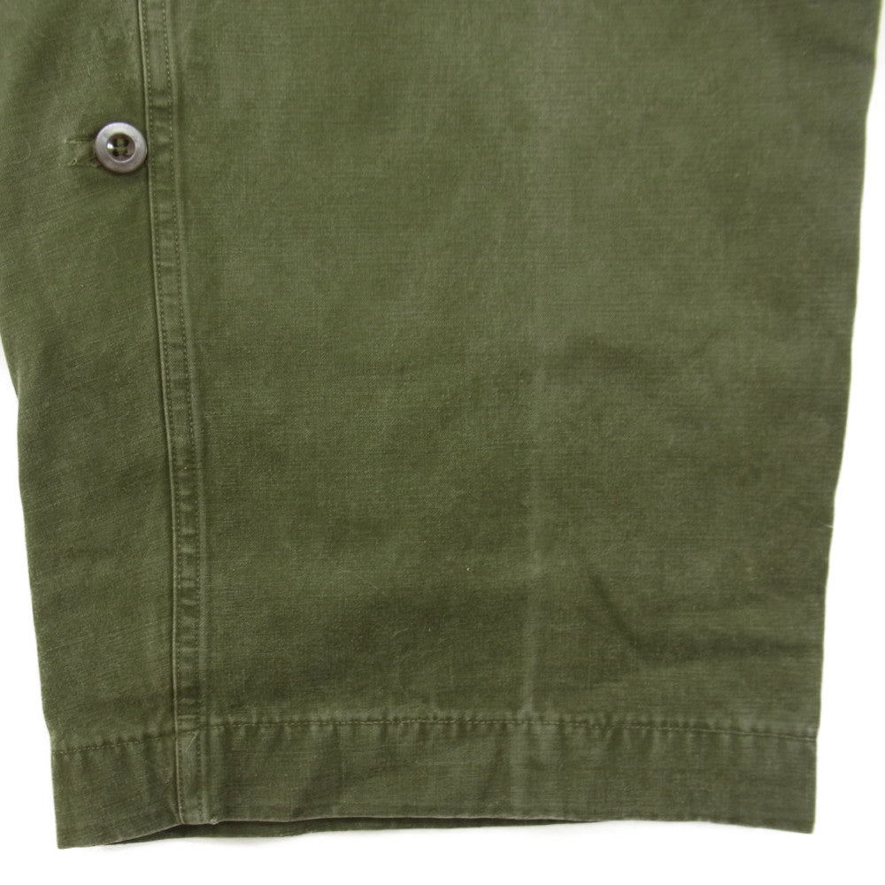 オランダ軍 ヴィンテージ 50s 60s ダブルフェイス フィールド カーゴ パンツ カーキ系 34【中古】