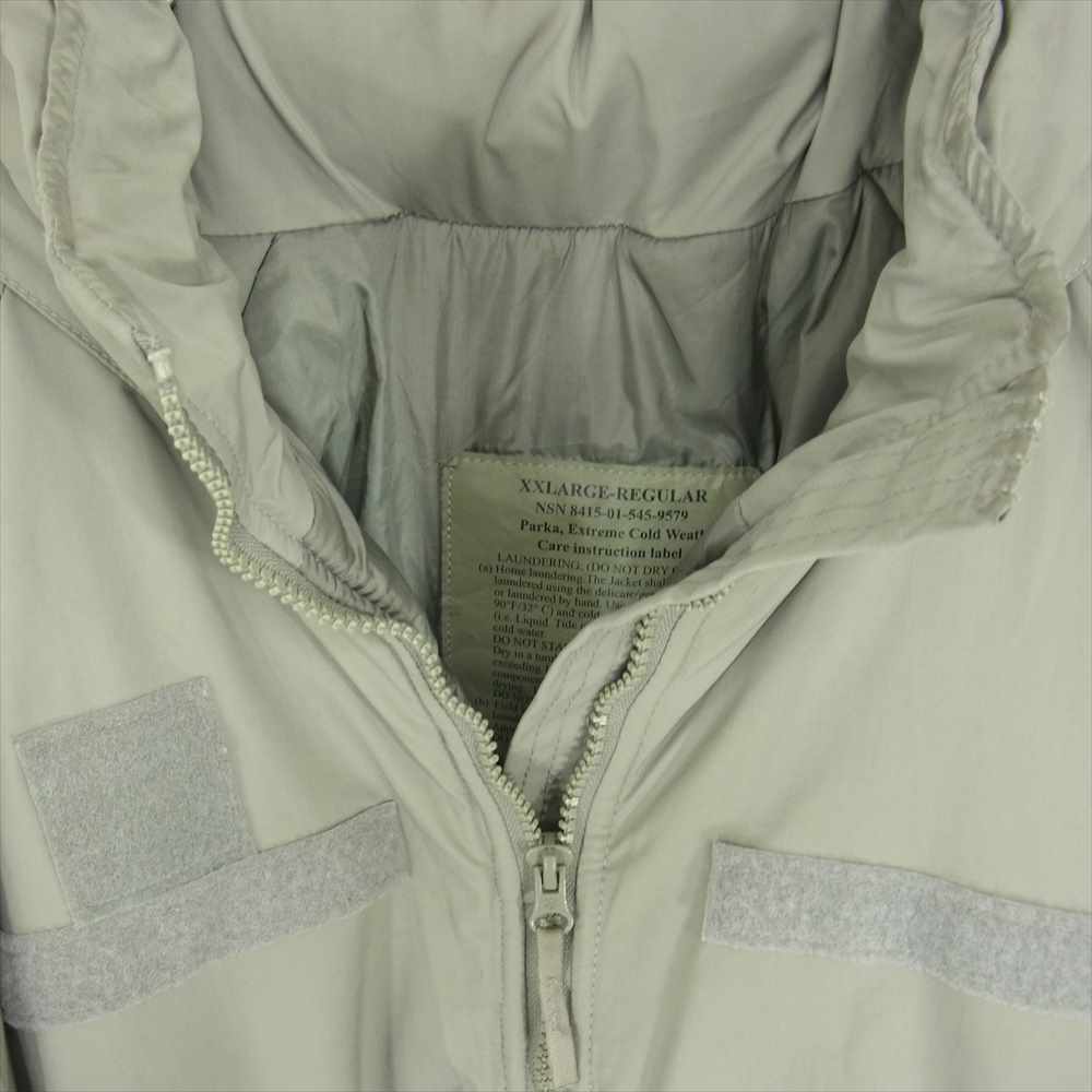 アメリカ軍 ECWCS GEN3 LEVEL7 プリマロフト フォレスト パーカー 中綿ジャケット STERLING WEAR OF BOSTON グレー系 XXL【中古】
