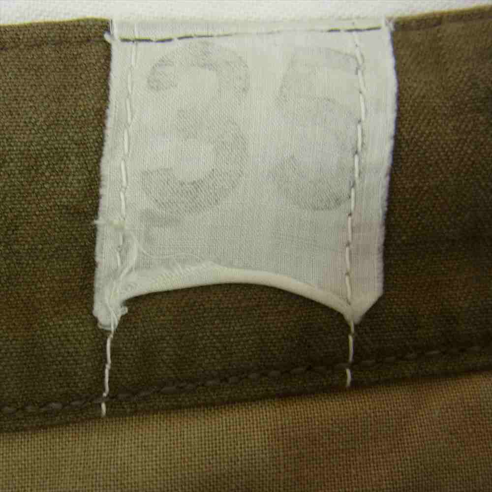 フランス軍 ヴィンテージ M-47 ヘリンボーン カーゴ パンツ カーキ系 35【中古】