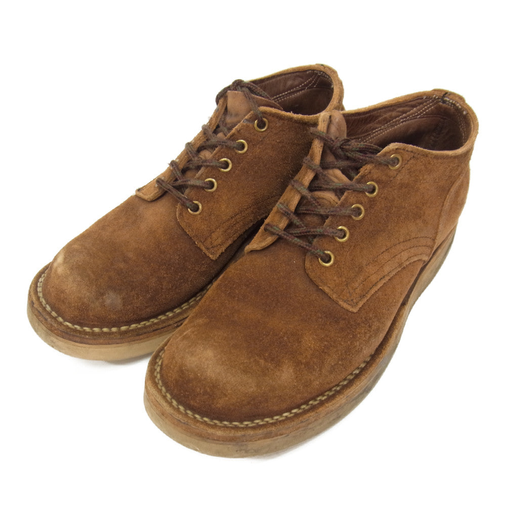 ハソーン OXFORD BOOTS オックスフォード スエード ブーツ ブラウン系 8E【中古】