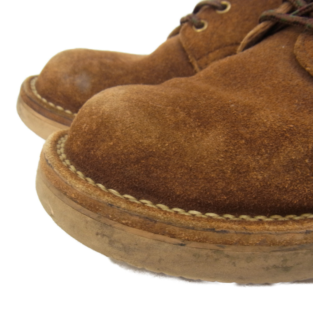 ハソーン OXFORD BOOTS オックスフォード スエード ブーツ ブラウン系 8E【中古】