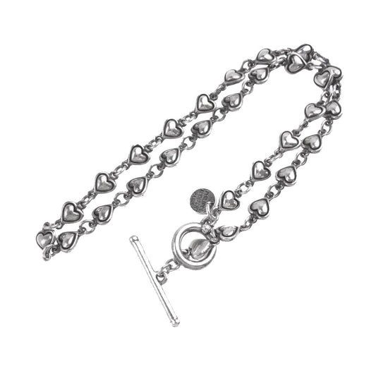 フィリップオーディベール 201-PHA-co1853  ハートモチーフ ネックレス シルバー系【中古】