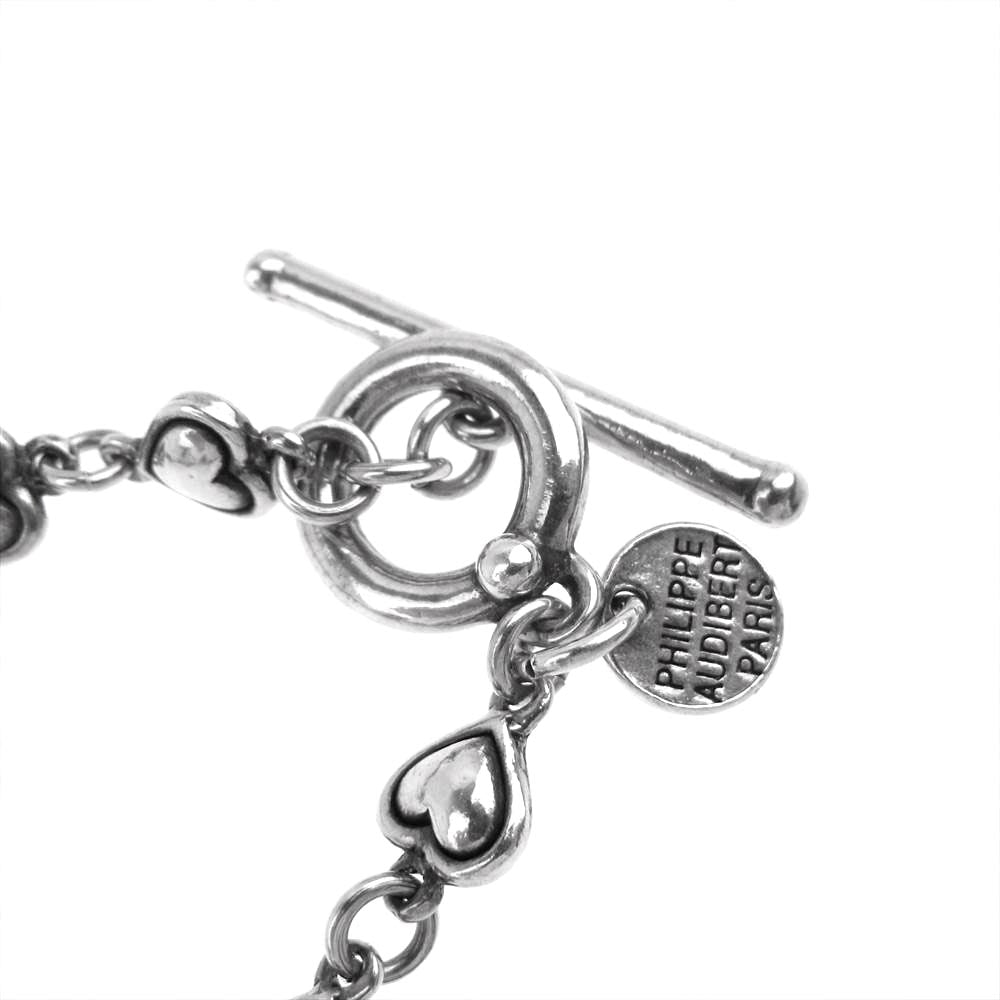 フィリップオーディベール 201-PHA-co1853  ハートモチーフ ネックレス シルバー系【中古】