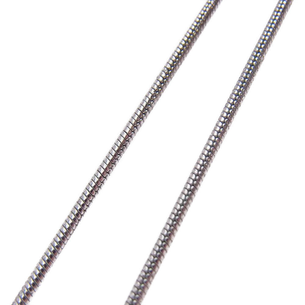 Christian Dior クリスチャンディオール ロゴ ハート ネックレス シルバー系【中古】