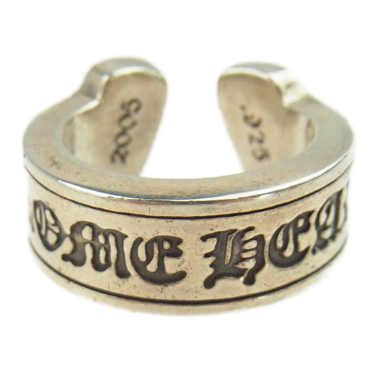 CHROME HEARTS クロムハーツ（原本有） ラージ スクロールラベル リング シルバー系【中古】
