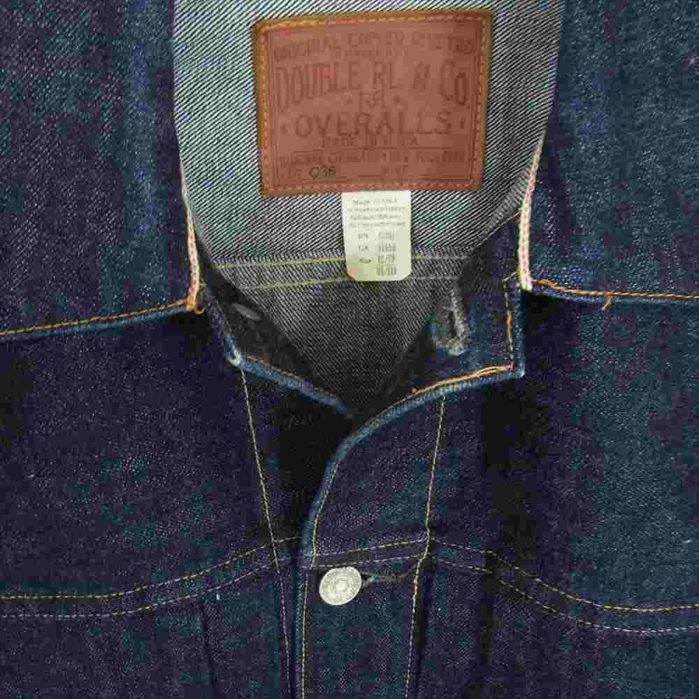 RRL ダブルアールエル USA製 TYPE Ⅱ 2nd タイプ デニム ジャケット インディゴブルー系 XS【美品】【中古】