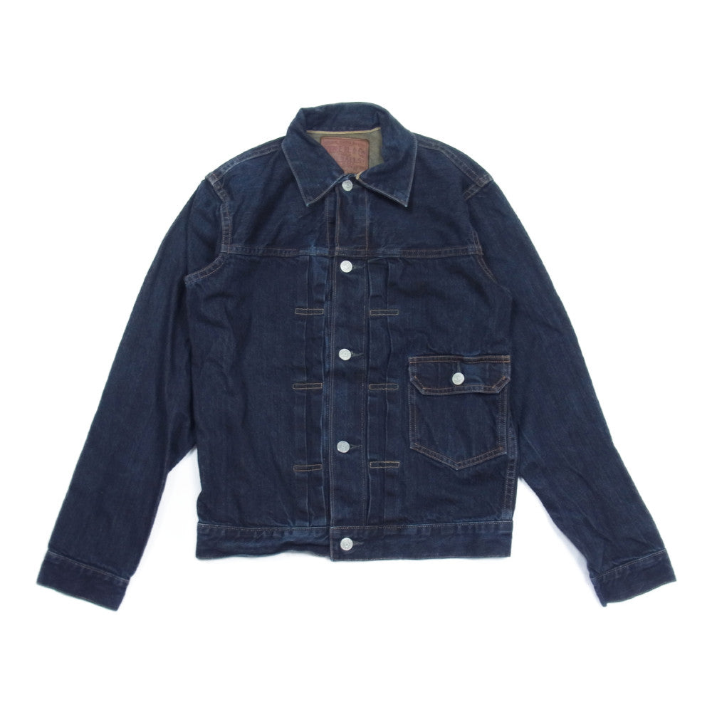 RRL ダブルアールエル 国内正規品 USA製 TYPE 1 1st タイプ 加工 デニム ジャケット インディゴブルー系 XS【中古】