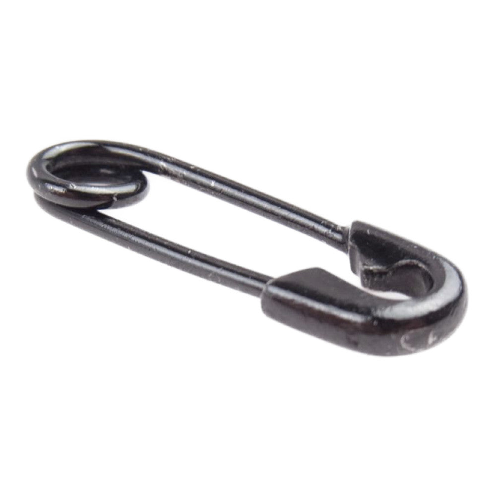 JAM HOME MADE ジャムホームメイド SAFETY PIN 安全ピン ピアス XS ブラック系【中古】