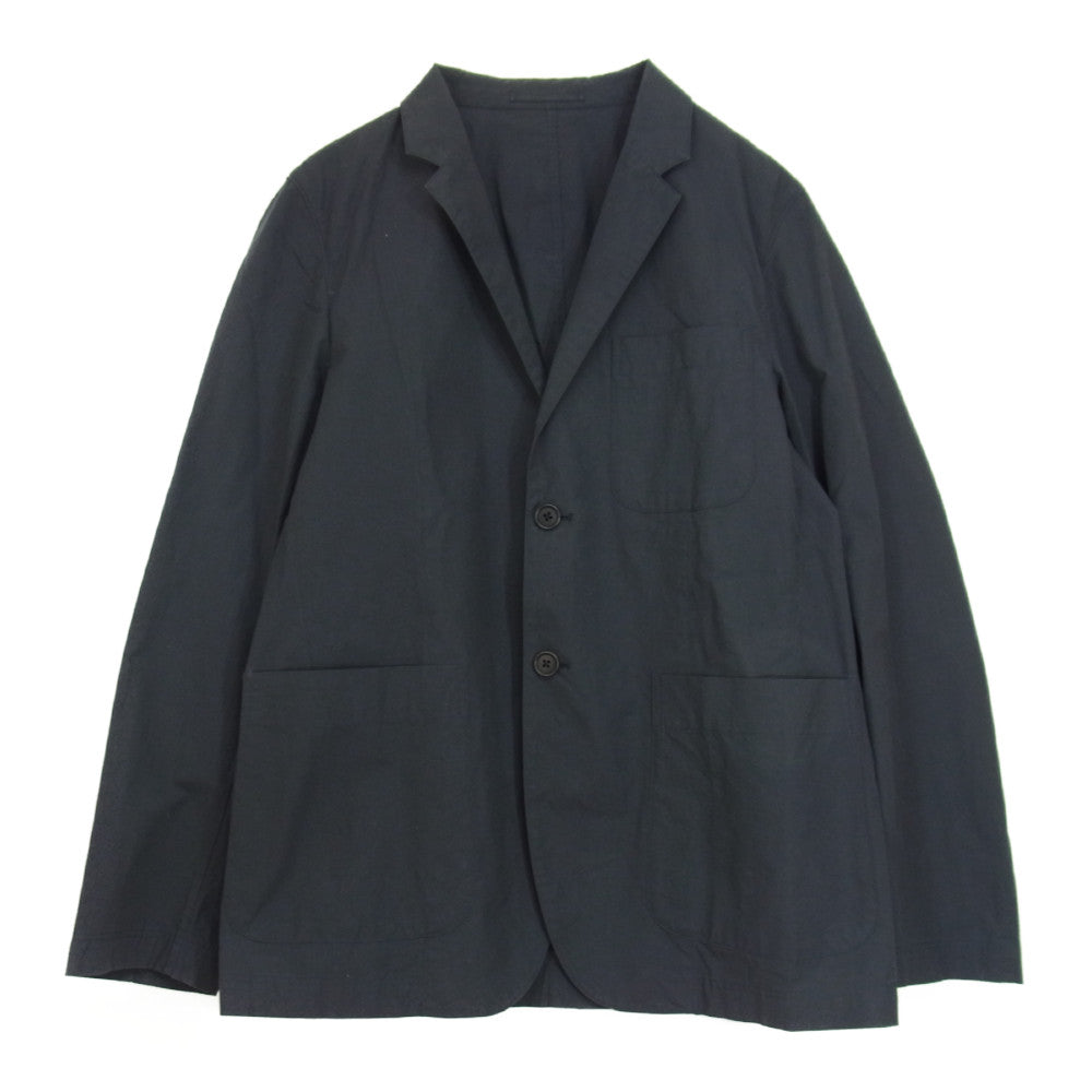 MARGARET HOWELL マーガレットハウエル 579-6120013 コットン 2B ブレザー テーラードジャケット ネイビー系 M【中古】