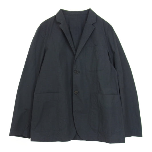 MARGARET HOWELL マーガレットハウエル 579-6120013 コットン 2B ブレザー テーラードジャケット ネイビー系 M【中古】