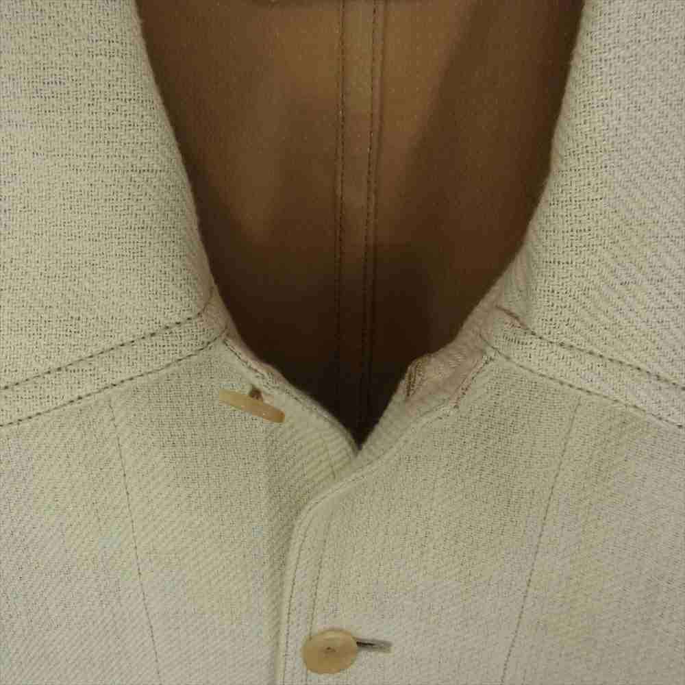 AURALEE オーラリー A21SB01WL LINEN COTTON DOUBLE FACE BIG COVER-ALL リネンコットン ダブルフェイス ビッグ カバーオール ジャケット ベージュ系 4【極上美品】【中古】