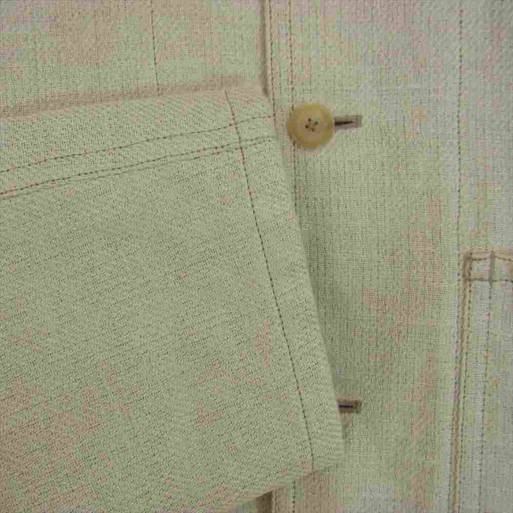 AURALEE オーラリー A21SB01WL LINEN COTTON DOUBLE FACE BIG COVER-ALL リネンコットン ダブルフェイス ビッグ カバーオール ジャケット ベージュ系 4【極上美品】【中古】