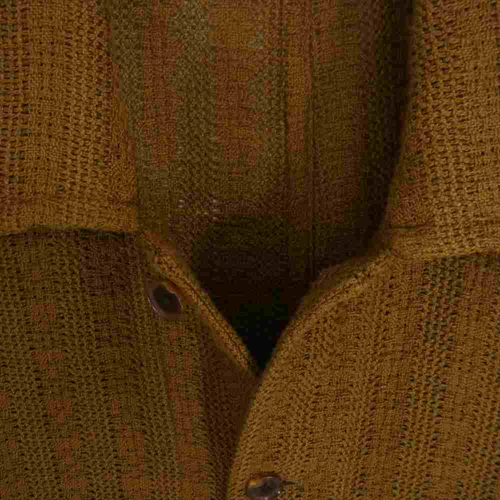 AURALEE オーラリー A21SB01CK COTTON LINEN LENO BLOUSON コットン リネン ブルゾン ブラウン系 3【極上美品】【中古】