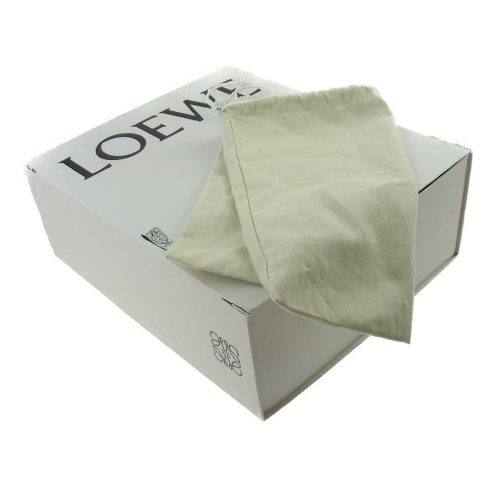 LOEWE ロエベ レザー コンバット ブーツ ブラック系 36【美品】【中古】