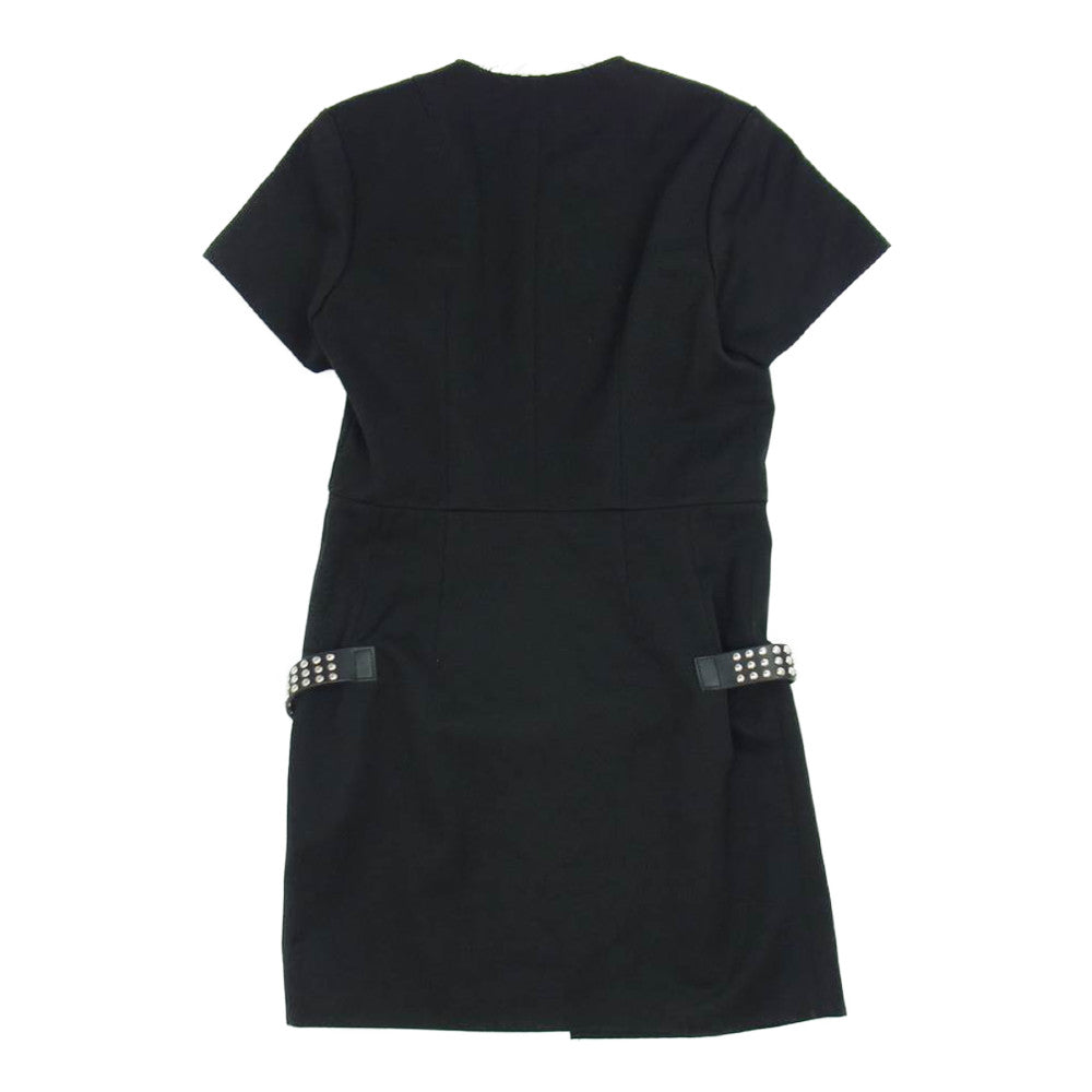 COMME des GARCONS コムデギャルソン 本ライン 00AW ハード&フォースフル｜Hard & Forceful期 アーカイブ GO-04010M カットオフ スタッズ ベルト セットアップ ドレス ブラック系 M【中古】