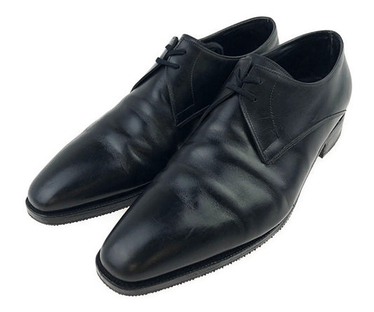 John Lobb ジョンロブ 232464 ARCHER アーチャー #8000 プレーントゥ レザー シューズ ブラック系 9 1/2【中古】