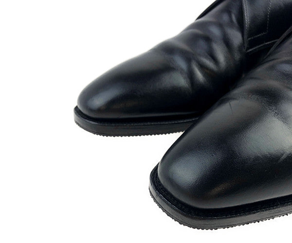 John Lobb ジョンロブ 232464 ARCHER アーチャー #8000 プレーントゥ レザー シューズ ブラック系 9 1/2【中古】