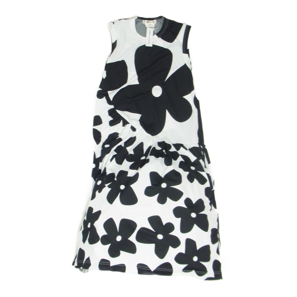 COMME des GARCONS コムデギャルソン 本ライン 22SS GI-T021 チュールレイヤード ノースリーブ フローラル ドレス  ホワイト系 S【新古品】【未使用】【中古】