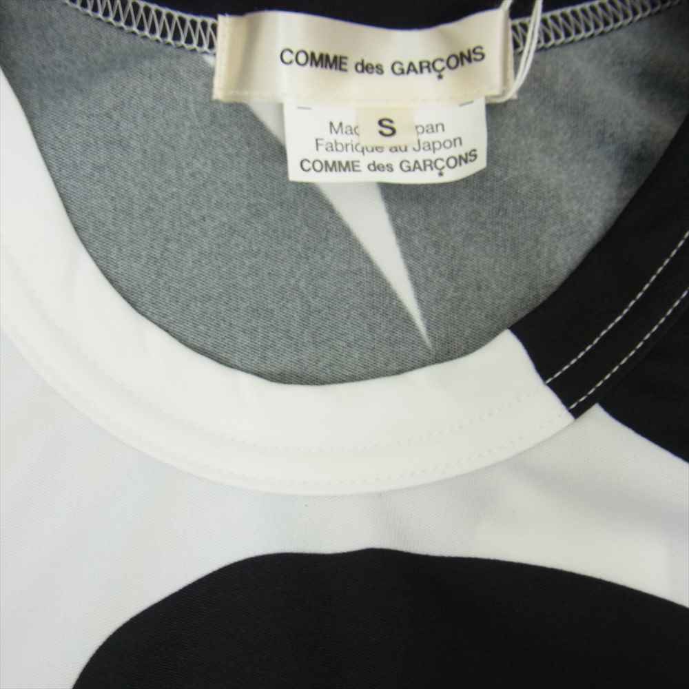 COMME des GARCONS コムデギャルソン 本ライン 22SS GI-T021 チュールレイヤード ノースリーブ フローラル ドレス  ホワイト系 S【新古品】【未使用】【中古】