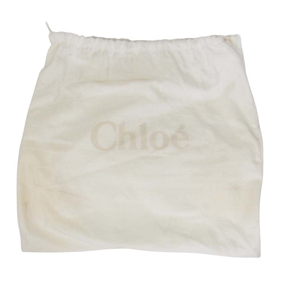 Chloe クロエ ALICE アリス 2WAY レザー ショルダー ハンド バッグ  ブラック系【中古】