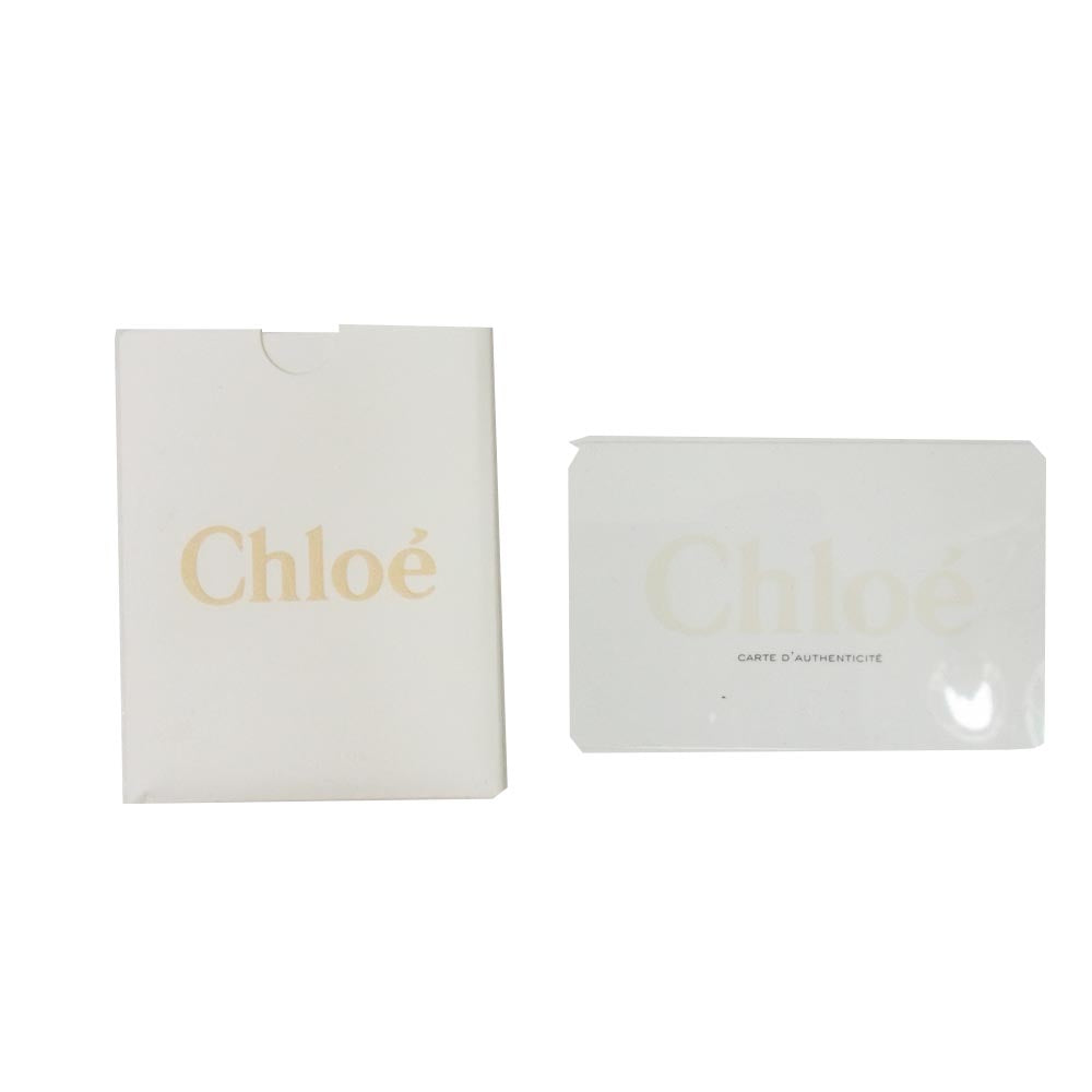 Chloe クロエ ALICE アリス 2WAY レザー ショルダー ハンド バッグ  ブラック系【中古】