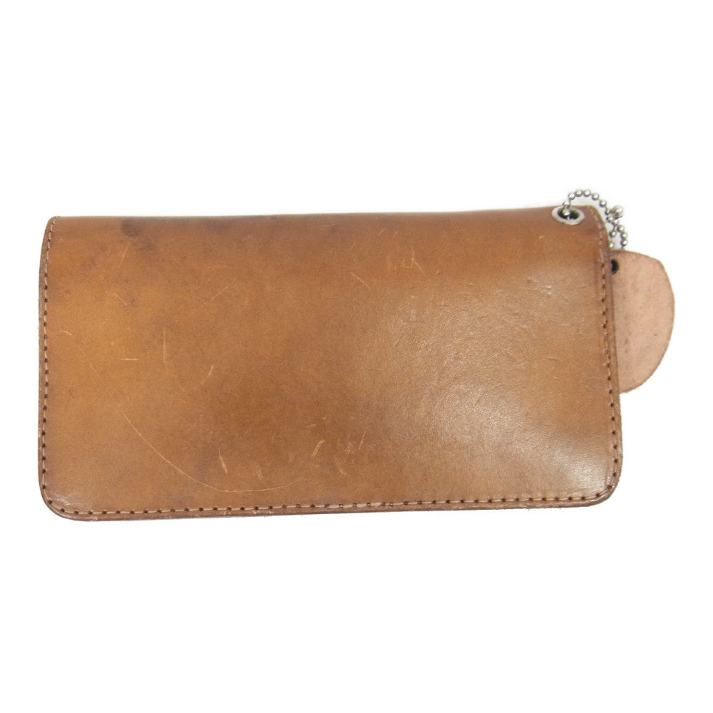 HTC エイチティーシー レザー ロングウォレット 長財布 ブラウン系