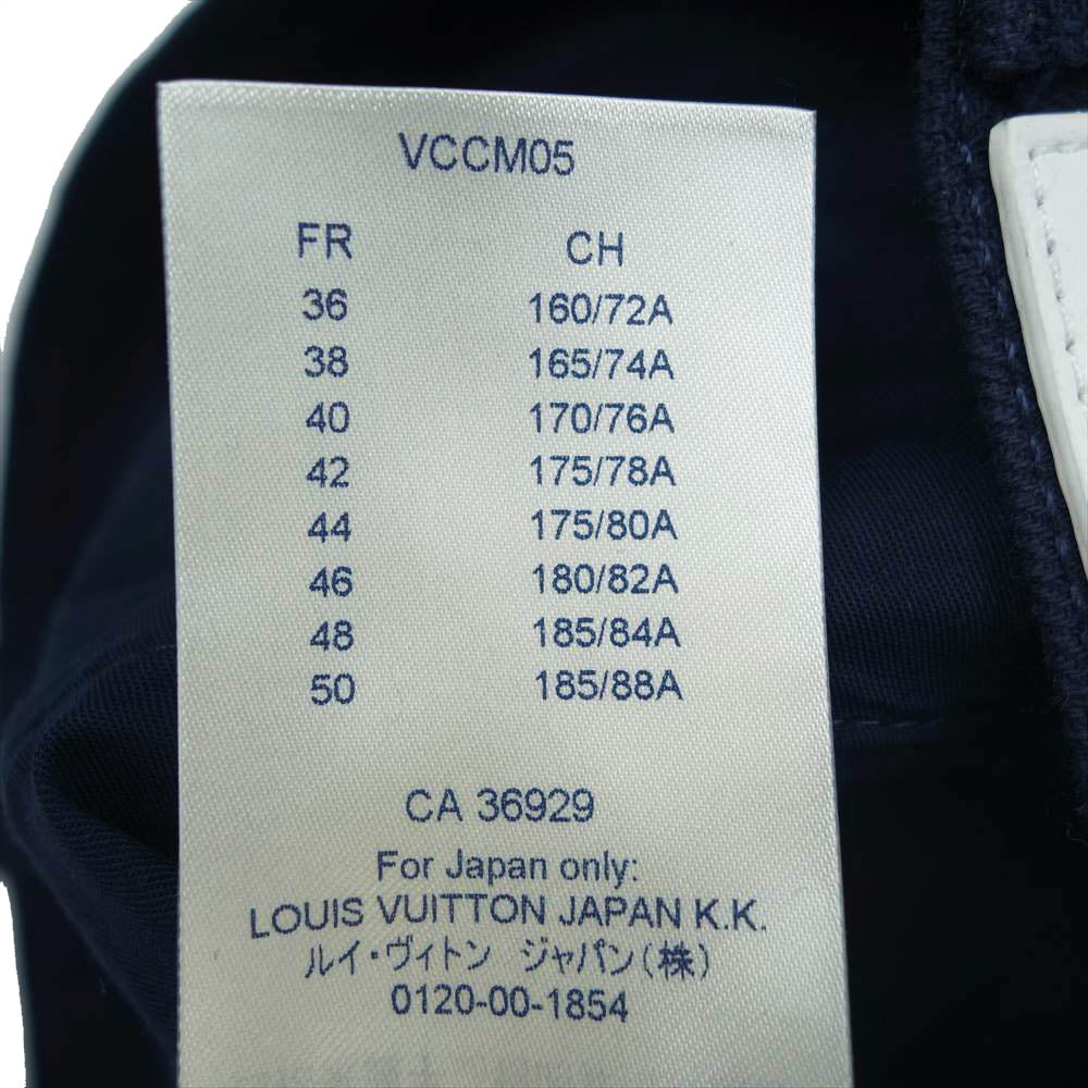 LOUIS VUITTON ルイ・ヴィトン 1A8QZQ ウォーターカラー モノグラム レギュラー デニムパンツ ネイビー系 33【美品】【中古】