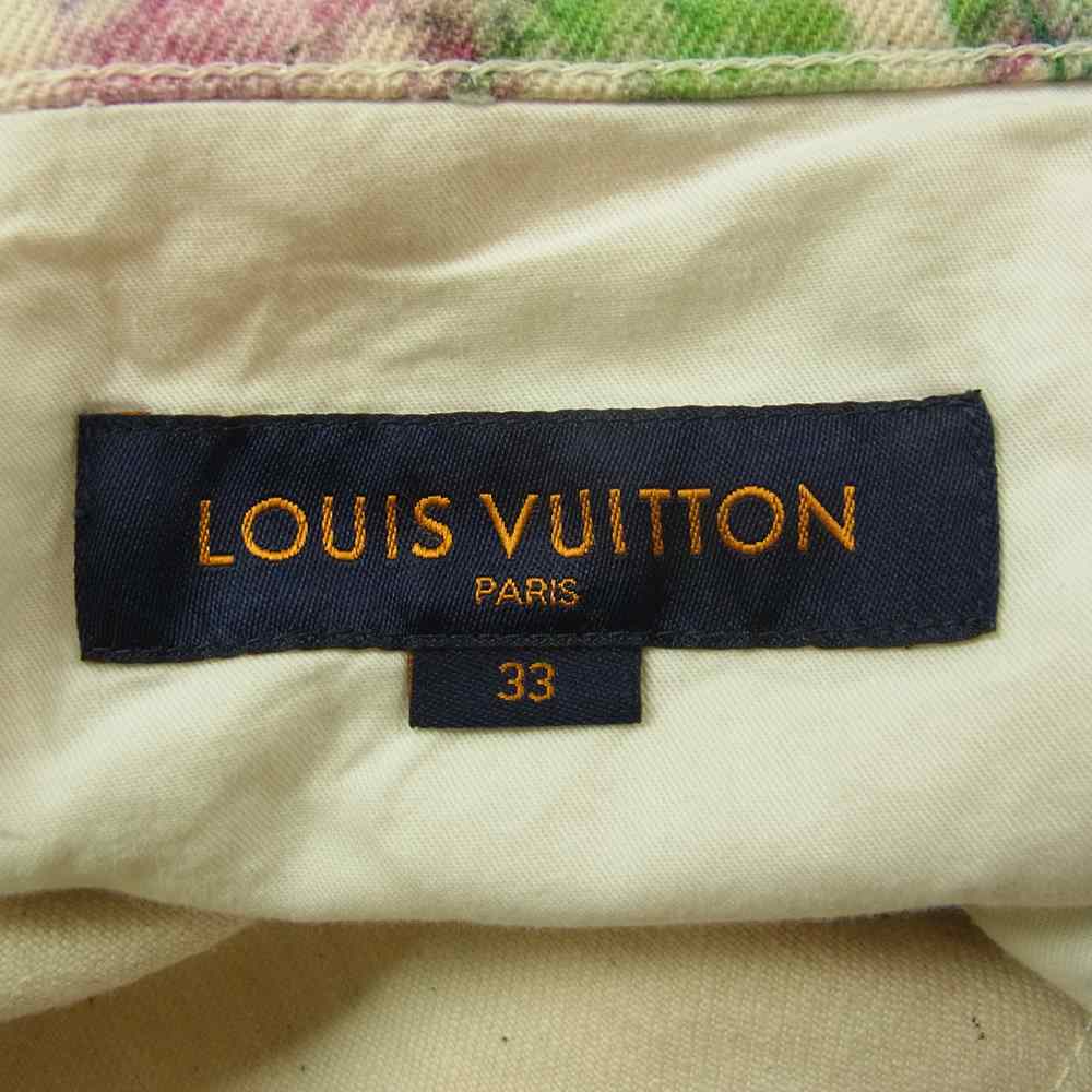 LOUIS VUITTON ルイ・ヴィトン 21SS LV パステル レギュラーデニム モノグラム マルチカラー系 33【美品】【中古】