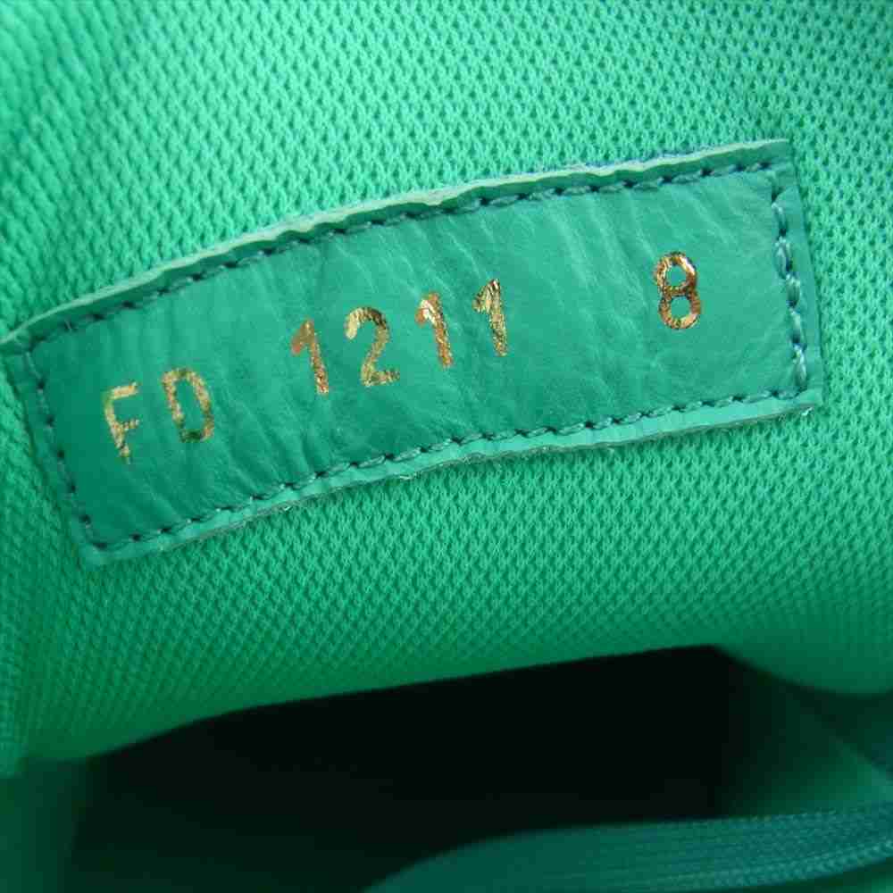 LOUIS VUITTON ルイ・ヴィトン 1A9TRS LV トレイナー ライン スニーカー グリーン グリーン系 8【極上美品】【中古】